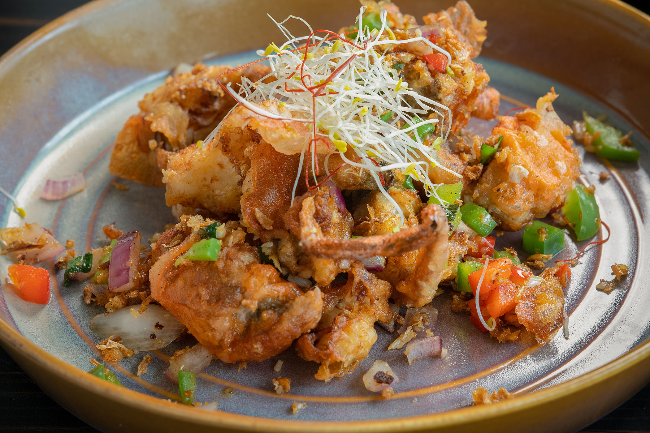 A4 Salt and pepper soft shell crab (1 crab in 4pcs) (GF)