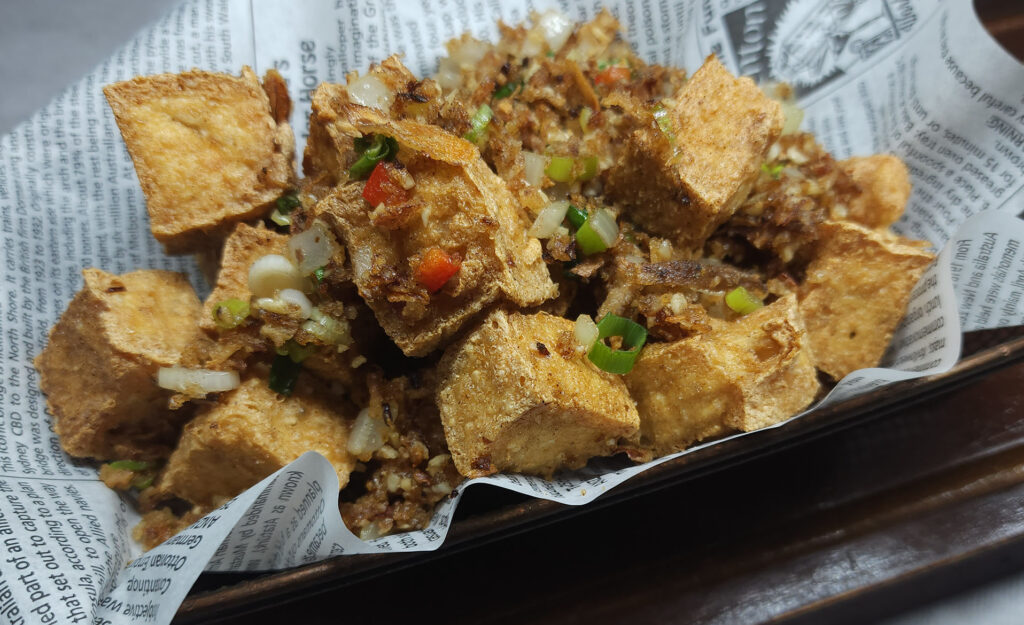 D4 Salt and pepper fried bean curd