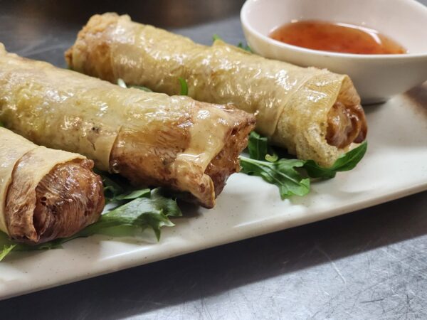 A3 Vegan spring rolls (3pcs) (V) (GF)