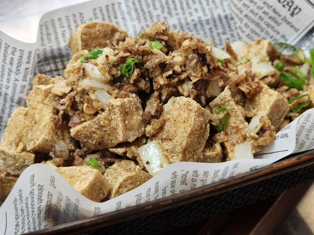 D4 Salt and pepper fried bean curd