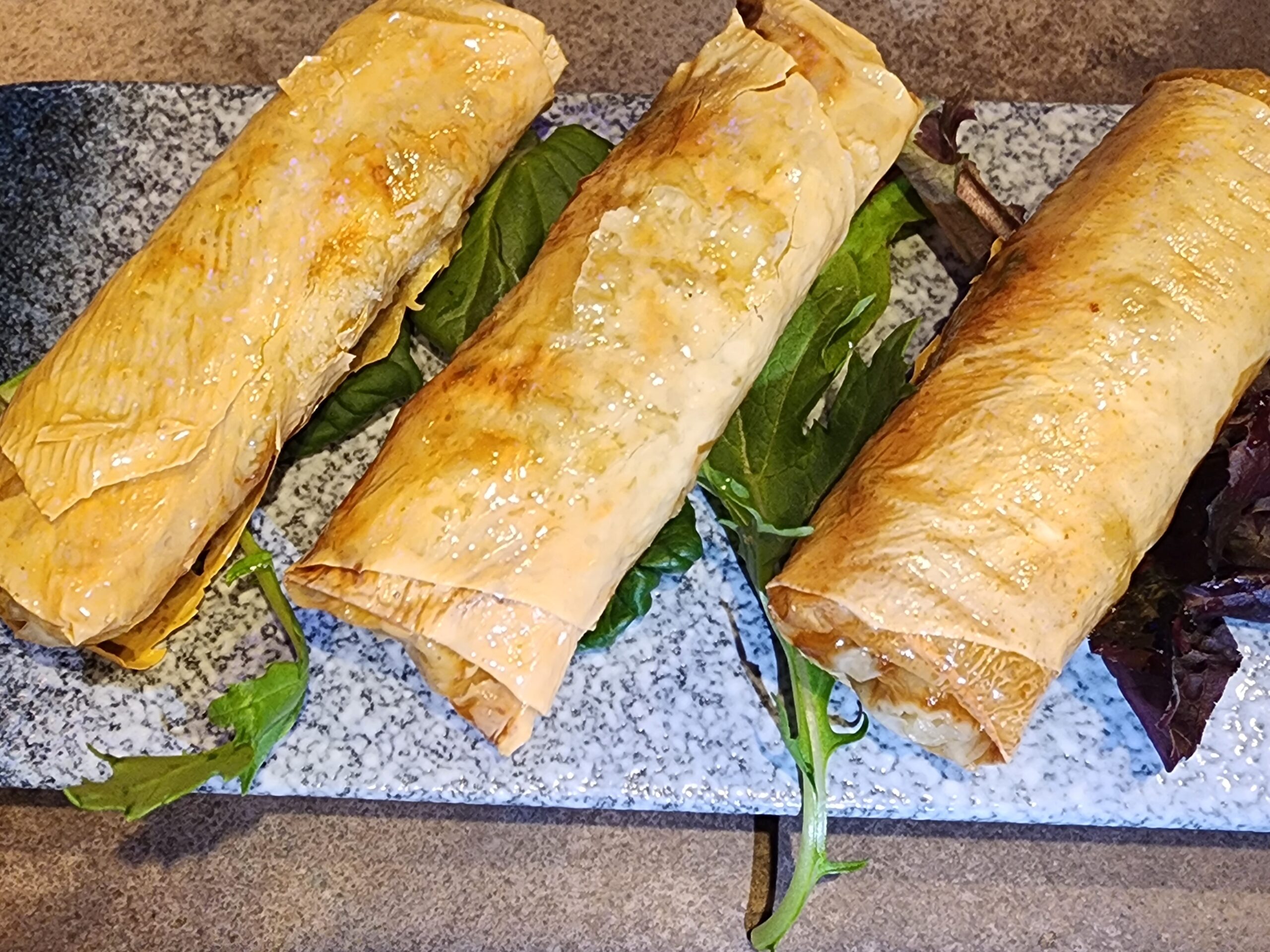 A3 Vegan spring rolls (3pcs) (V) (GF)