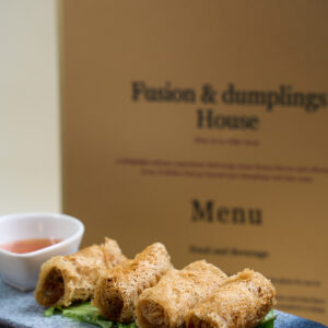 Gluten free vegetable rice spring rolls ( 4pcs )
