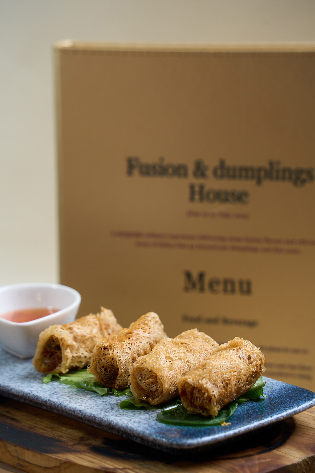 Gluten free vegetable rice spring rolls ( 4pcs )