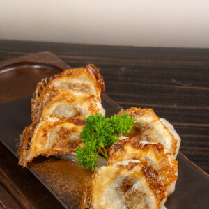 Pan fried wagyu champagne dumplings ( 6pcs )