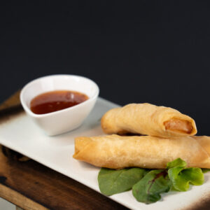 Prawn and water chestnut spring rolls ( 2pcs )
