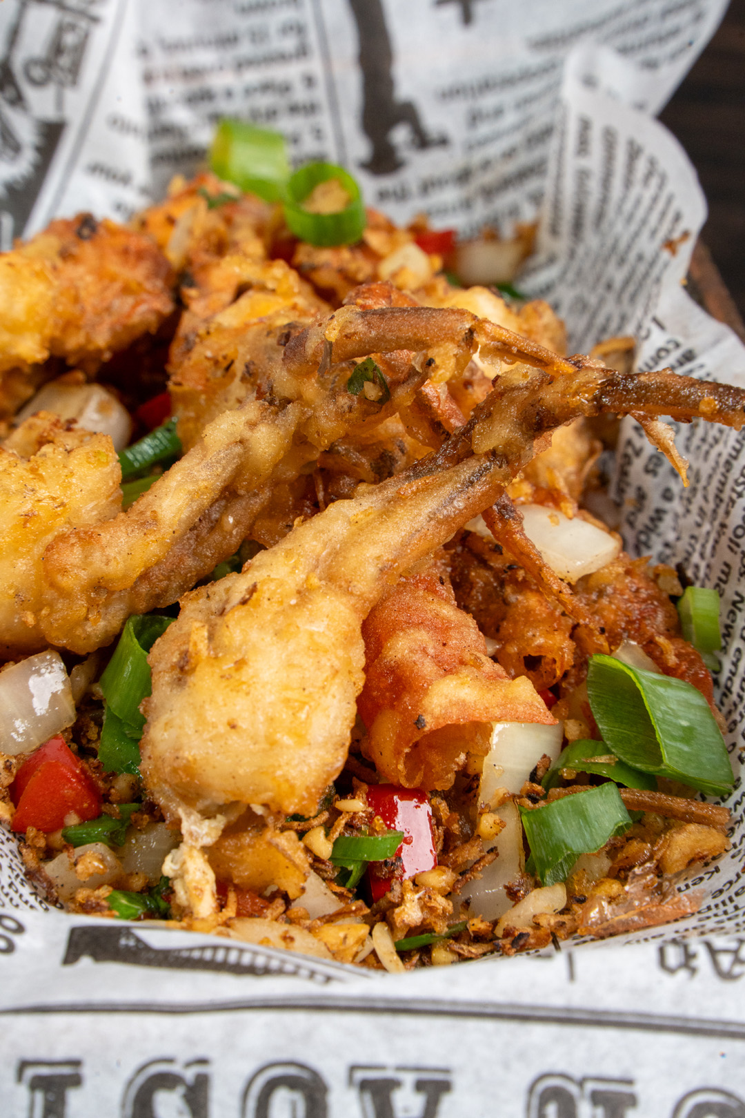 Fried salt and pepper soft shell crab (6-8 pcs) (GFO)