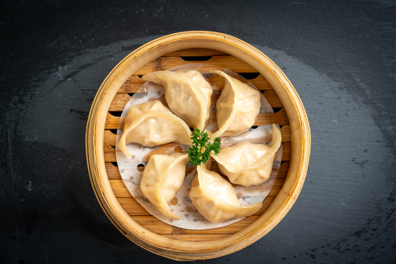Pan fried combo dumplings ( 6pcs )