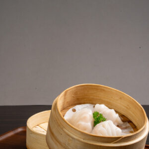Steamed prawn dumplings ( 3pcs )