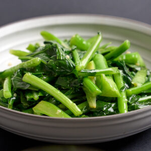 Stir fried Asian leafy veggies (GFO)