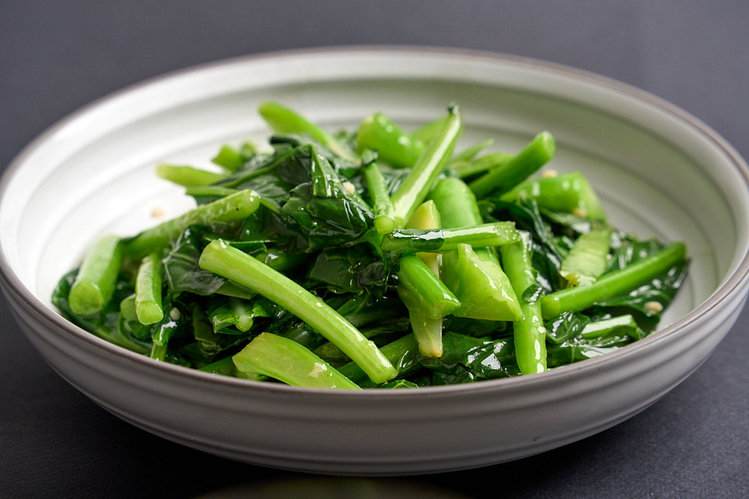 Stir fried Asian leafy veggies (GFO)