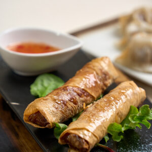 Vegan spring rolls (GFO) ( 2pcs )
