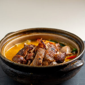Yellow curry duck breast ( serve with rice )
